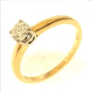 0.40ct Diamond 14kt Gold Ring