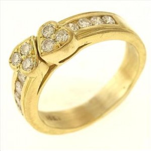 0.55ctw Diamond 18kt Gold Ring