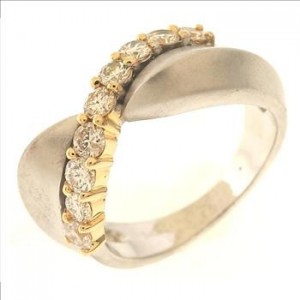 "JEWELER'S CHOICE" - 0.75ctw Diamond 14kt Gold Ring