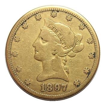 1897-S U.S. $10 Gold (.900 Fine) Liberty Head Eagle - Contains Nearly 1/2 Troy Oz. Of Pure Gold