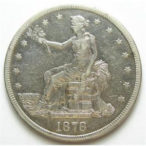 Genuine, Better Grade 1878-S Silver Trade Dollar - Tough to Find