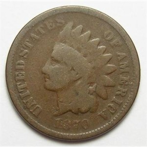 Tough Date 1870 Indian Head Cent