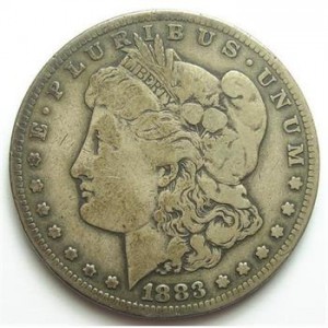 Tough Date 1883-CC Morgan Silver Dollar