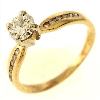 0.67ctw Diamond 14kt Gold Ring