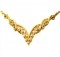 1.15ctw Marquise And Round Brilliant Cut Diamond Necklace 14kt Yellow Gold