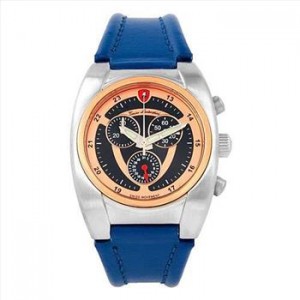 $2493 New TONINO LAMBORGHINI EN038L.505 Swiss Movement Leather Men's Chronograph Watch