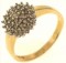 5.1 Gram 14kt Two-Tone Gold Ring With Diamond Accents