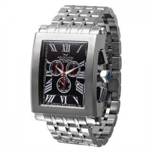 AQUASWISS TANC New Stainless Steel Chrono Swiss Watch RETAIL $2,200