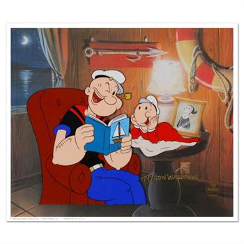 Myron Waldman (1908-2006)! "Tales of the Sea" Ltd Ed Hand Painted Animation Cel! Numbered and Hand Signed with Cert! List $1,295
