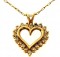 0.50ctw Diamond 14kt Gold Heart Pendant