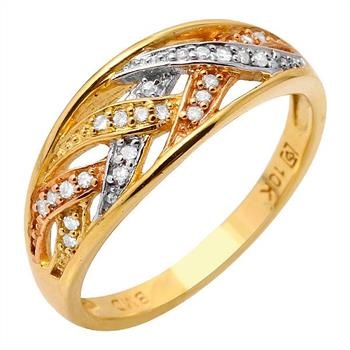 10K Yellow Gold Diamond Ring, valued at $655