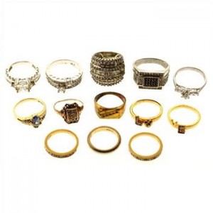 14kt Gold Rings (13 rings)