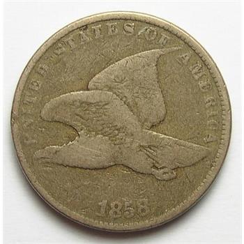 1858 Small Letters Flying Eagle Cent - Tough to Find