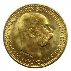 1912 Gold (.900 Fine) Austria 10 Corona - AGW .0980