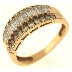 5.2 Gram 14kt Gold CZ Ring