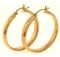 5.4 Gram 14kt Yellow Hollow Gold Hoop Earrings