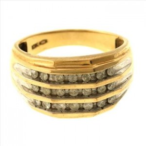 5.8 Gram 10kt Two Tone Gold Ring