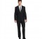 Kenneth Cole Reactions Black 3 Piece Suit, Size 46L, W40, Retail $650