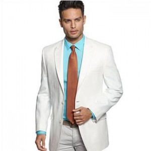 Michael Kors White Men's Blazer, Size 48L, Retail $275