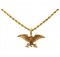10.8 Gram 14kt Yellow Gold Chain With Eagle Pendant