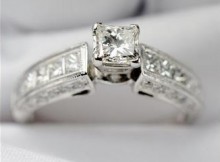 14K Gold 1.26ct Diamond Engagement Ring, valued at $5,200