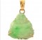 4.4 Gram 18kt Yellow Gold And Treated Jade Pendant