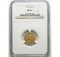 Brilliant Uncirculated NGC Slabbed MS-61 1912 $2.50 Gold Indian Quarter Eagle - Tough to Find