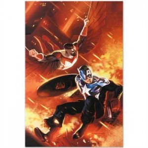 Marvel Comics "Captain America #607" Giclee on Canvas by Mitchell Breitweiser, listed at $500