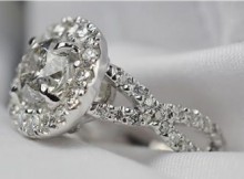 Platinum and 3.16ct Diamond Engagement Ring, valued at $13,900