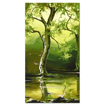 Solitary Tree Acrylic Painting on Canvas by Garo Georgyan, listed at $2,800
