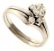 0.57ctw Round Brilliant Cut Diamond Ring 18kt White Gold