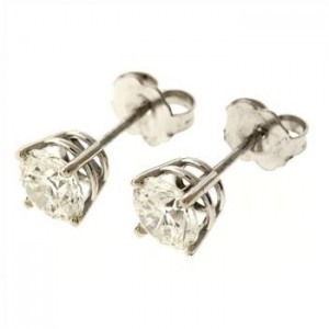 1.30ctw Diamond 14kt Gold Earrings