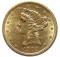 1903-S U.S. $5 Gold (.900 Fine) Liberty Half Eagle - Contains Nearly 1/4 Troy Oz. Of Pure Gold