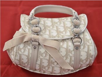 Christian Dior Ribbon Hand Bag, Retail $800