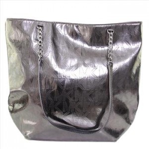 Michael Kors Silver Double Handle Bag