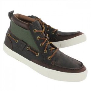 Polo Ralph Lauren Leather Hi Tops Shoes (Brand New), Size 9D