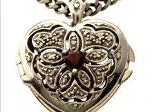 17.6 Gram Sterling Silver Necklace With Locket