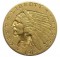 1915 U.S. $2.50 Gold (.900 Fine) Indian Quarter Eagle - Tough To Find
