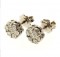 1ctw Round Brilliant Cut Diamond Earrings 14kt White Gold