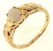 2.4 Gram 14kt Yellow Gold Ring With Opal Style Accent
