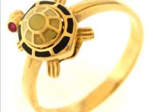 3.6 Gram 14kt Gold Turtle Ring