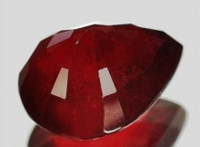 9.29ct Natural Blood Red Ruby Pear Cut Loose Gemstone