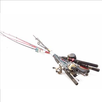 Assorted Fishing Poles, 5 Pieces