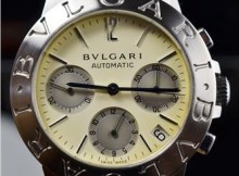 Bulgari Diagono Automatic Chronograph 35mm Watch, Retail $4,500