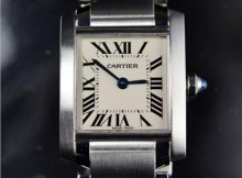 Cartier Tank Francaise Watch Small Stainless Steel, Retail $4,300