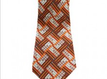 HERMES Vintage Designer Silk Tie For Father's Day