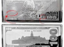 Huge 2014 Franklin $100 .999 Fine Silver 4 Troy Ounce Bar