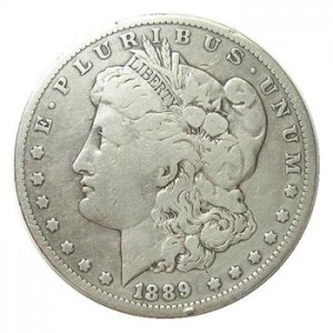 KEY DATE 1889-CC Morgan Silver Dollar ~ King of the Carson City Issues ~ Only 350,000 Minted