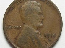 Key Date 1914-D Lincoln Wheat Cent - Tough To Find
