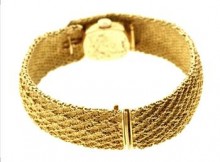 LONGINES 14kt Two-Tone Gold Swiss Wind-Up Watch With Diamond Accents